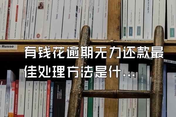 有钱花逾期无力还款最佳处理方法是什么
