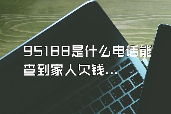95188是什么电话能查到家人欠钱吗