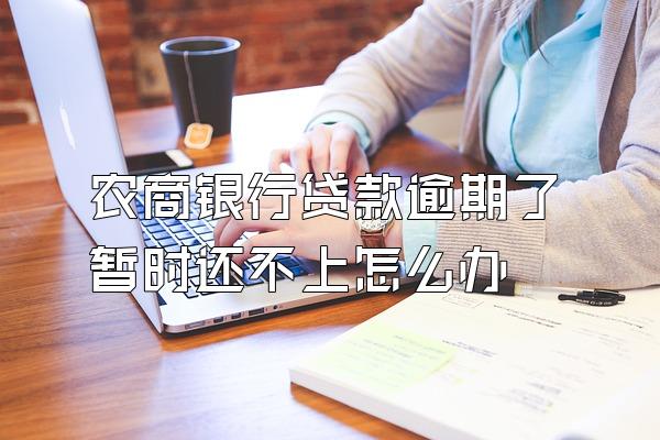 农商银行贷款逾期了暂时还不上怎么办