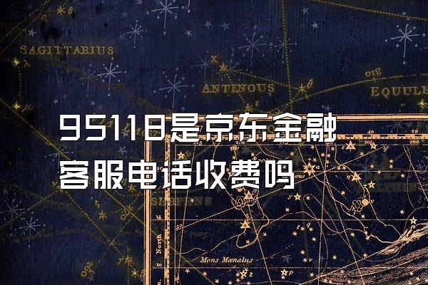 95118是京东金融客服电话收费吗
