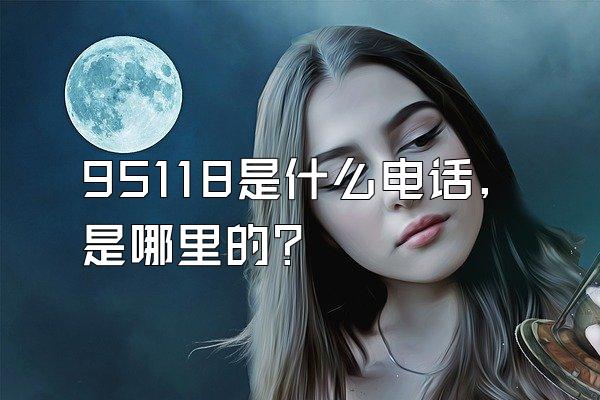 95118是什么电话,是哪里的?