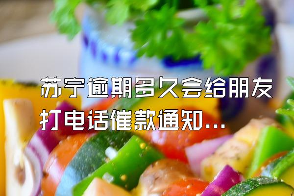 苏宁逾期多久会给朋友打电话催款通知呢