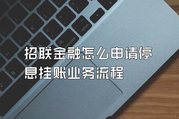 招联金融怎么申请停息挂账业务流程