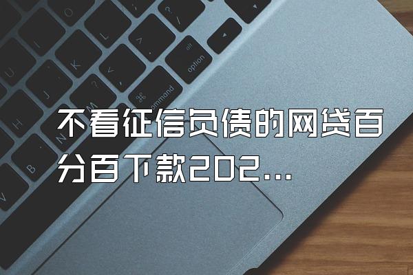 不看征信负债的网贷百分百下款2022