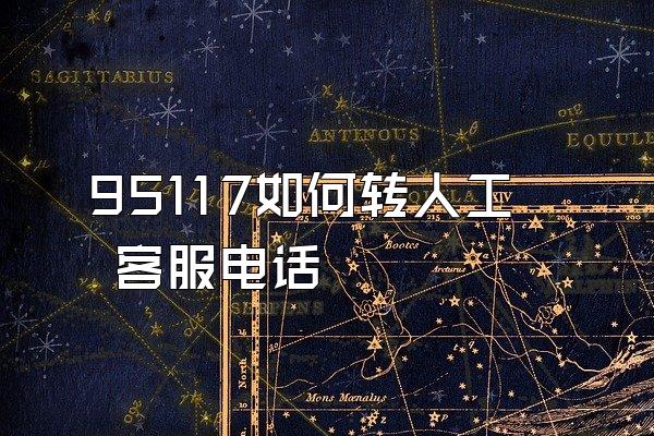 95117如何转人工 客服电话
