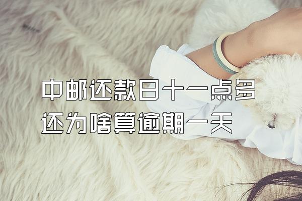 中邮还款日十一点多还为啥算逾期一天
