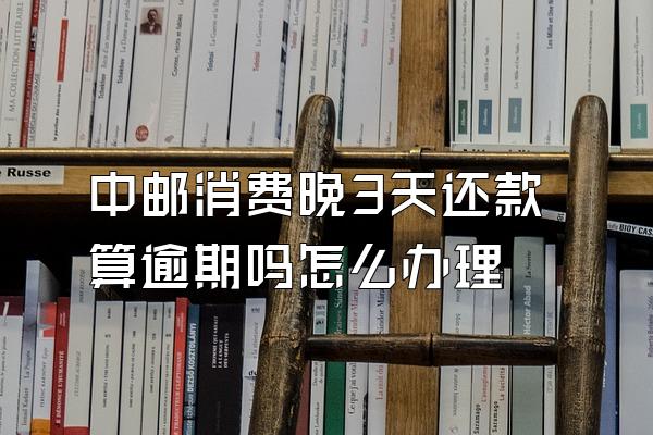 中邮消费晚3天还款算逾期吗怎么办理