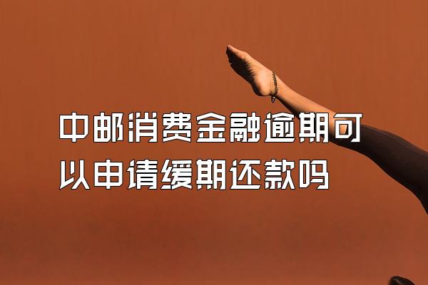 中邮消费金融逾期可以申请缓期还款吗