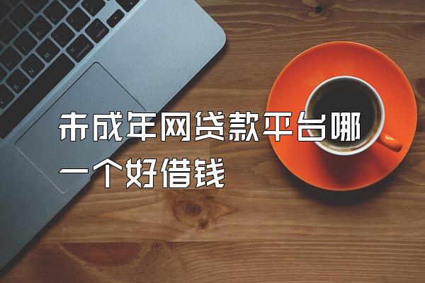 未成年网贷款平台哪一个好借钱