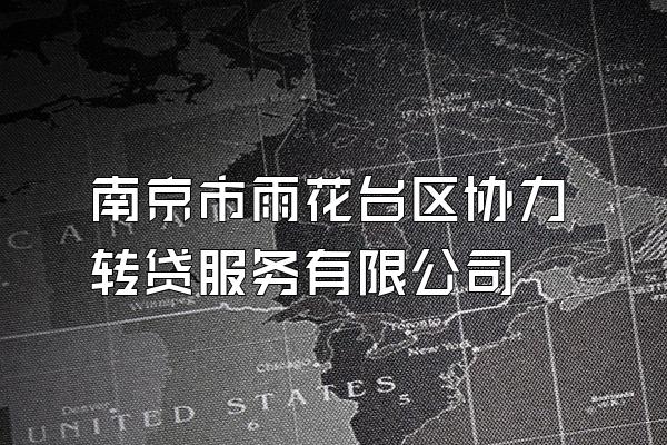 南京市雨花台区协力转贷服务有限公司