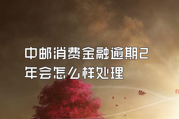 中邮消费金融逾期2年会怎么样处理