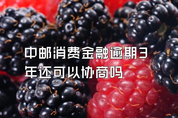 中邮消费金融逾期3年还可以协商吗