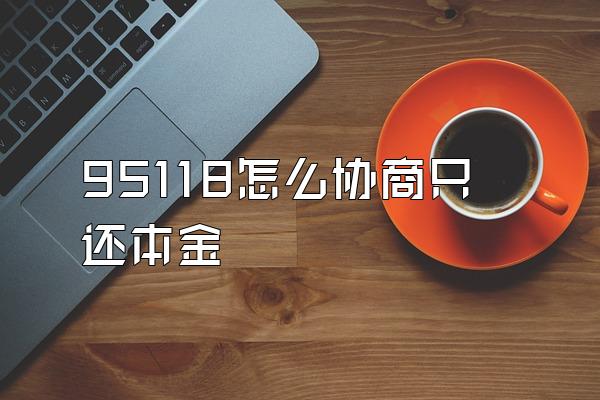95118怎么协商只还本金