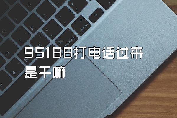 95188打电话过来是干嘛