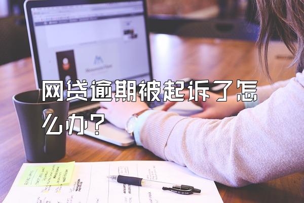 网贷逾期被起诉了怎么办?