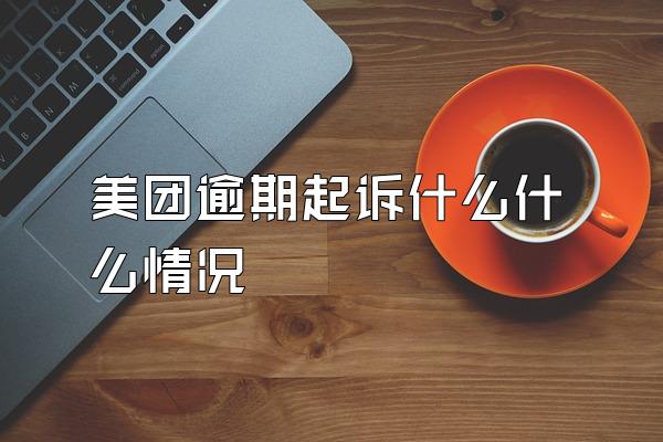 美团逾期起诉什么什么情况