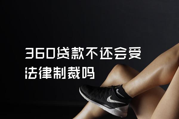360贷款不还会受法律制裁吗