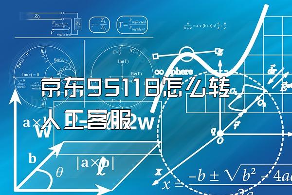 京东95118怎么转人工客服