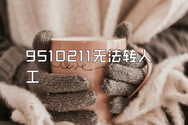 9510211无法转人工