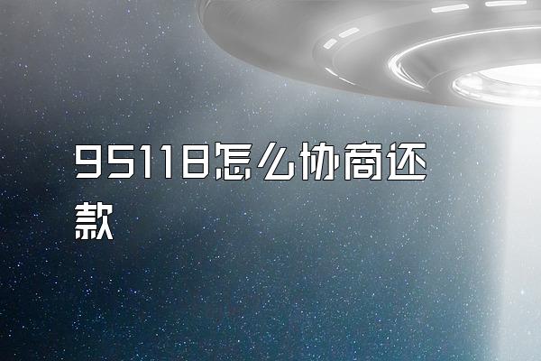 95118怎么协商还款