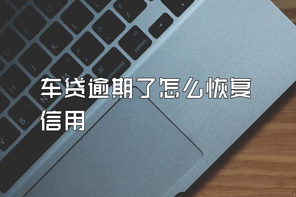 车贷逾期了怎么恢复信用