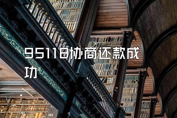 95118协商还款成功