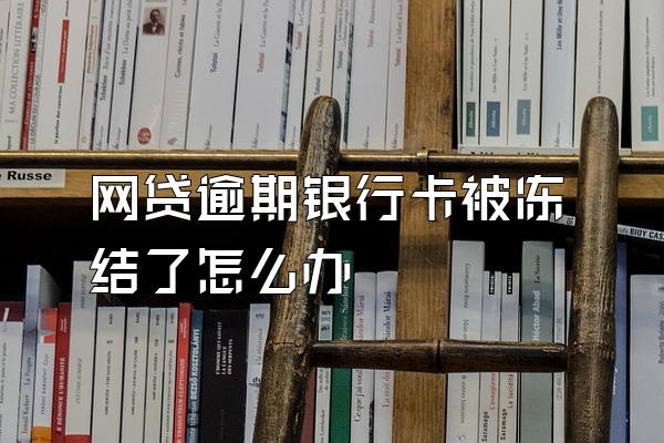 网贷逾期银行卡被冻结了怎么办
