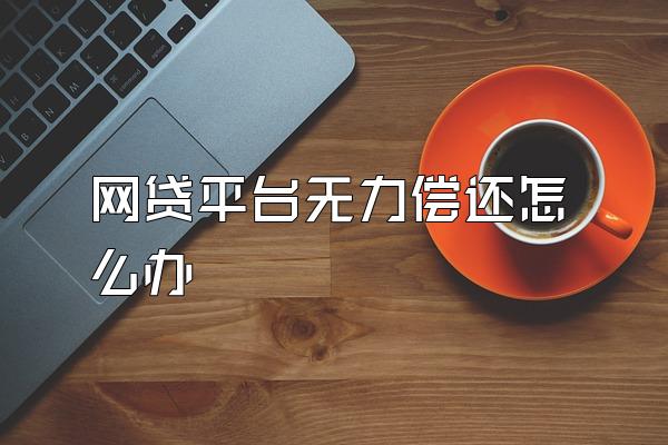 网贷平台无力偿还怎么办