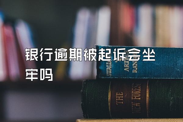 银行逾期被起诉会坐牢吗