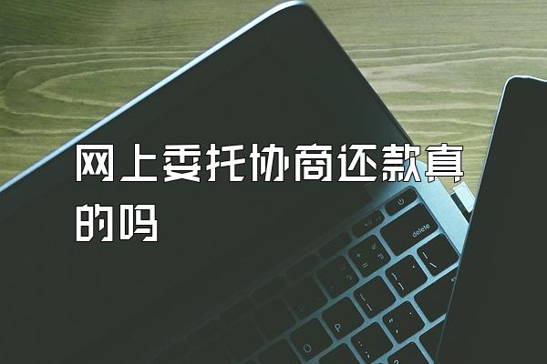 网上委托协商还款真的吗