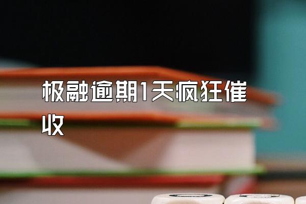 极融逾期1天疯狂催收