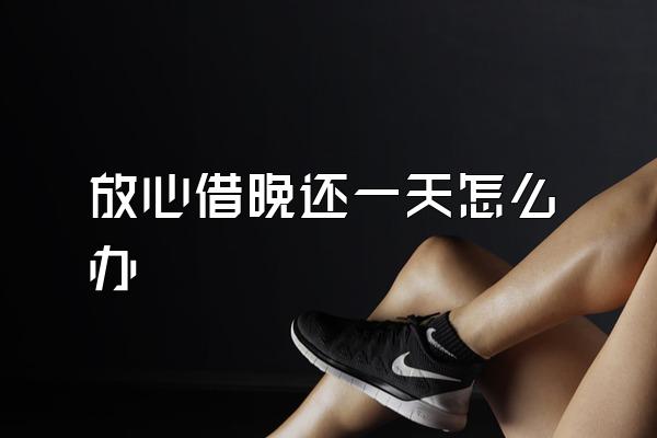 放心借晚还一天怎么办