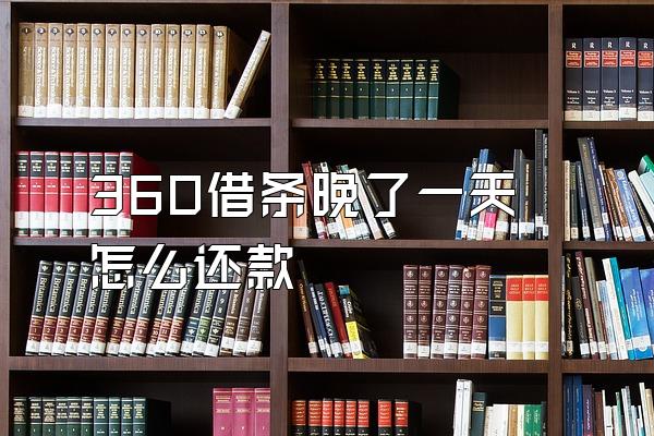 360借条晚了一天怎么还款