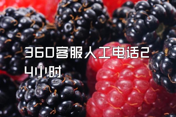 360客服人工电话24小时