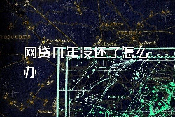 网贷几年没还了怎么办