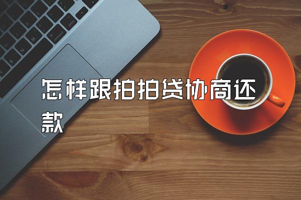 怎样跟拍拍贷协商还款