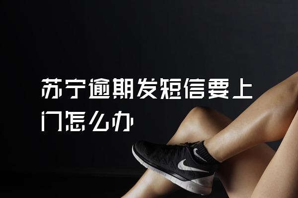 苏宁逾期发短信要上门怎么办