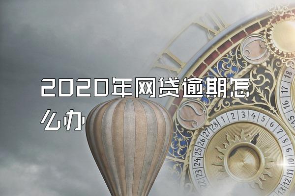 2020年网贷逾期怎么办