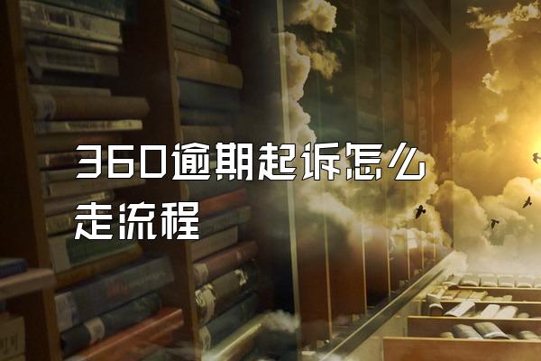 360逾期起诉怎么走流程