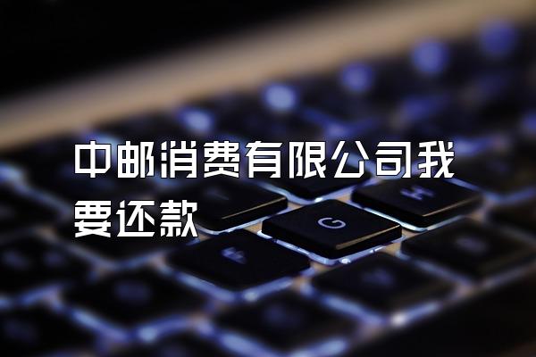 中邮消费有限公司我要还款