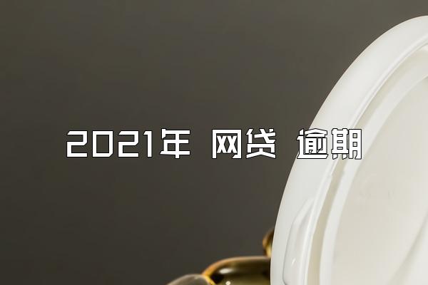 2021年 网贷 逾期
