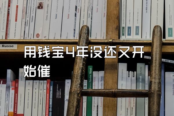 用钱宝4年没还又开始催