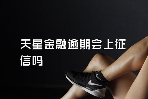 天星金融逾期会上征信吗