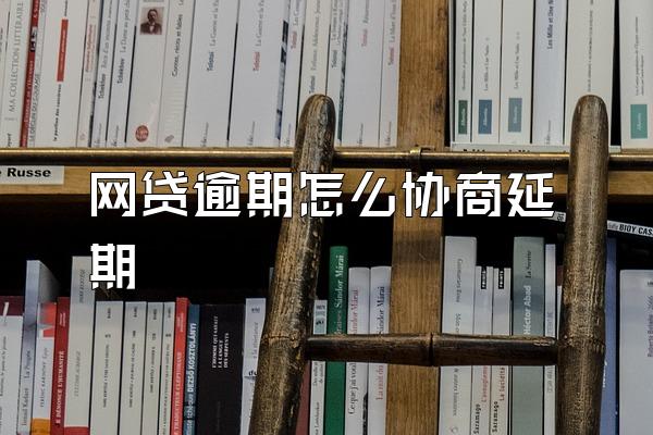 网贷逾期怎么协商延期