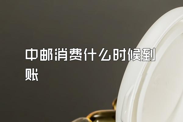 中邮消费什么时候到账