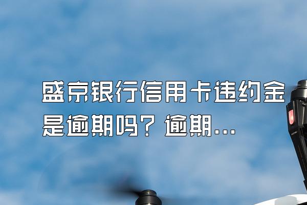 盛京银行信用卡违约金是逾期吗？逾期该怎么办？