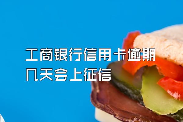 工商银行信用卡逾期几天会上征信