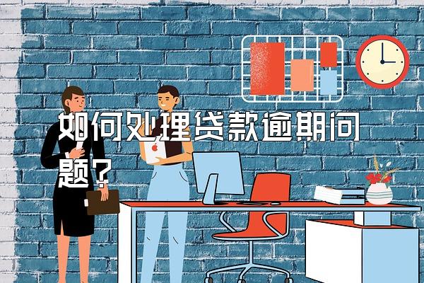 如何处理贷款逾期问题?