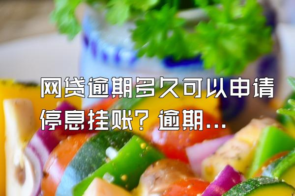 网贷逾期多久可以申请停息挂账？逾期被起诉该怎么办？