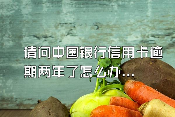 请问中国银行信用卡逾期两年了怎么办？